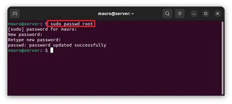 enable root in ubuntu