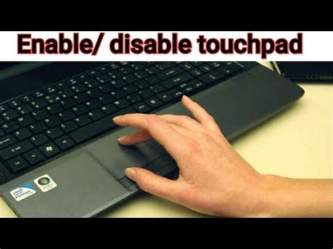 enable touchpad dell