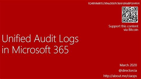 enable unified audit log