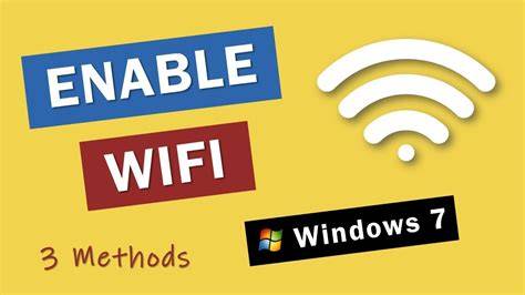 enable wifi windows 7 laptop