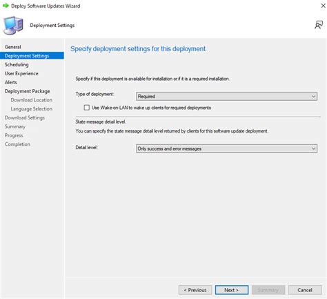 enablement package sccm