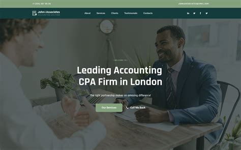 Enaccounting Firm Website Template
