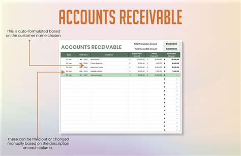 Enaccounts Receivable Template Excel