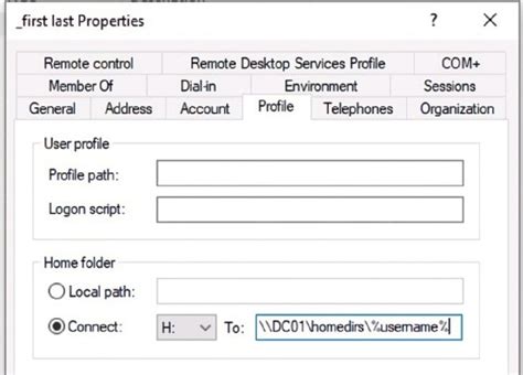 Enactive Directory User Template