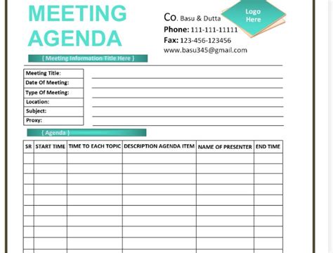 Enaddress Template Excel