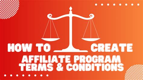 Enaffiliate Program Terms And Conditions Template