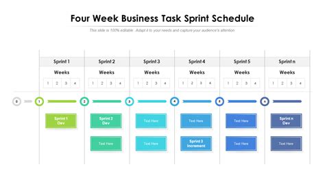 Enagile Sprint Schedule Template