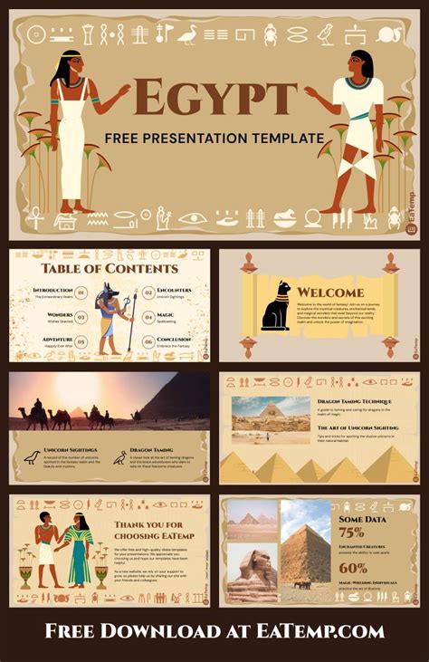 Enancient Egypt Slides Template