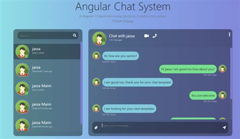 Enangular Chatbot Ui Template