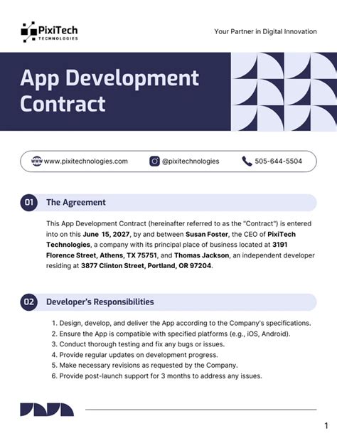 Enapp Development Contract Template