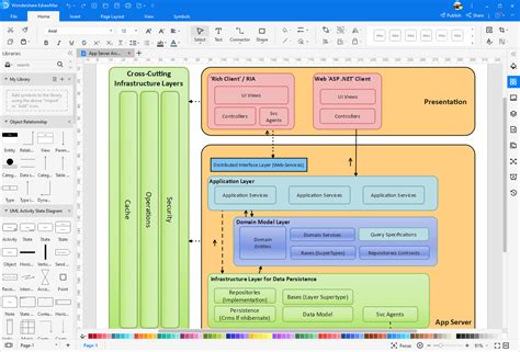 Enapplication Architecture Diagram Template