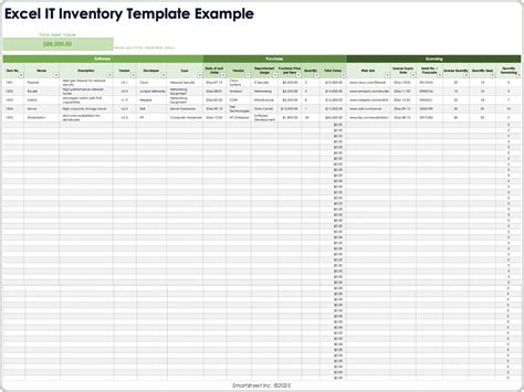 Enapplication Inventory Template Excel