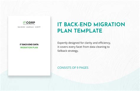 Enapplication Migration Plan Template