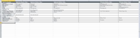 Enapplication Rationalization Excel Template