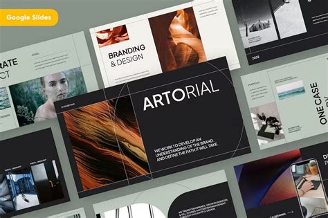 Enart Portfolio Template Google Slides