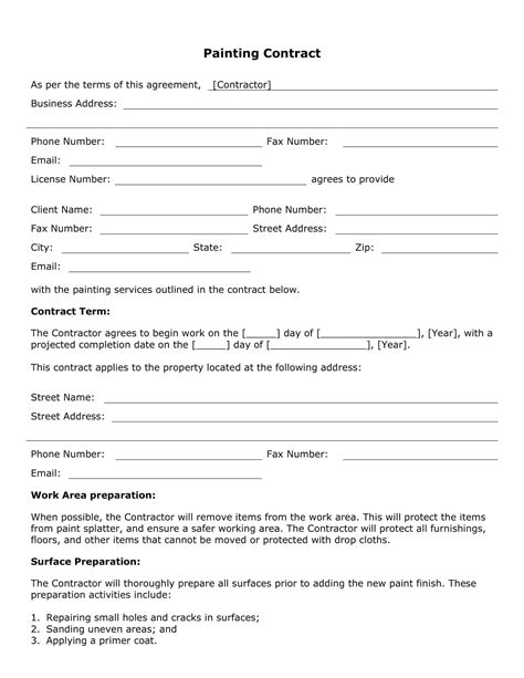 Enbabysitter Contract Template