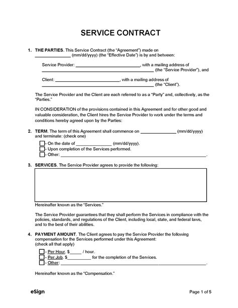 Enbarter Contract Template