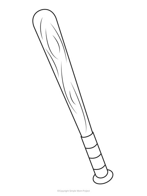Enbaseball Bat Template Printable