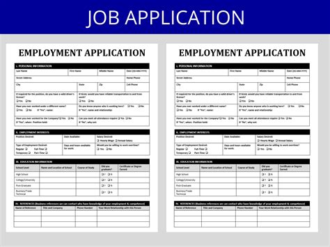 Enbasic Employee Application Template