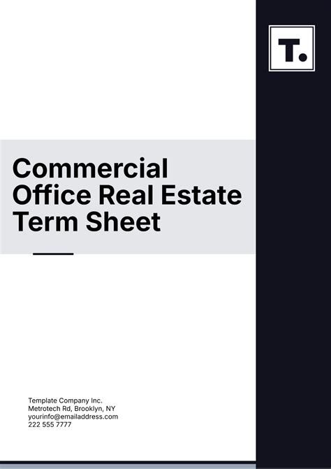Enbasic Term Sheet Template