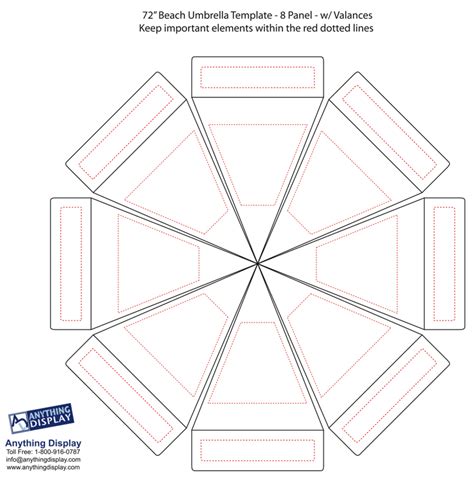 Enbeach Umbrella Template