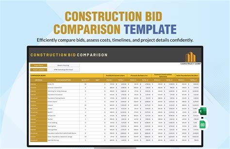 Enbid Comparison Template Excel
