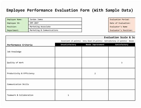 Enbid Evaluation Template