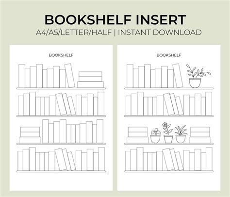 Enblank Bookshelf Template
