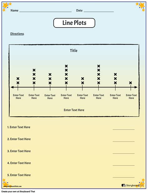 Enblank Line Plot Template