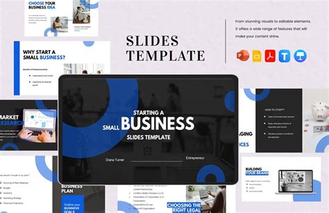 Enblue Slides Template