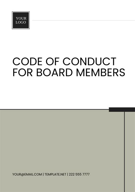 Enboard Code Of Conduct Template