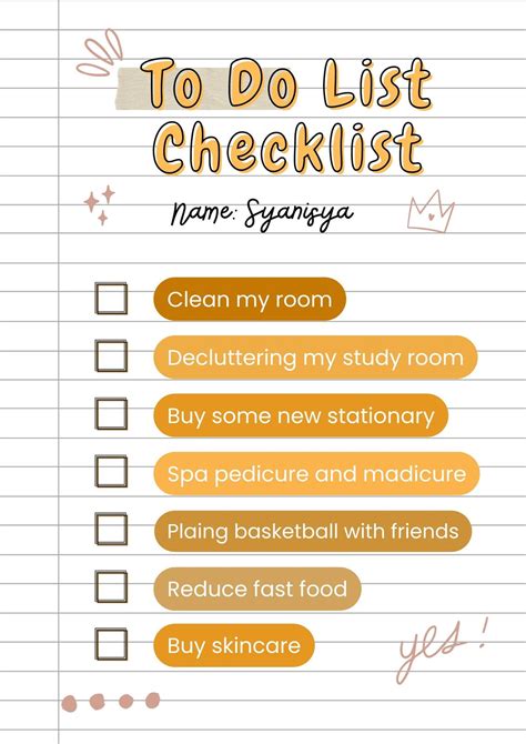 Enbook List Template