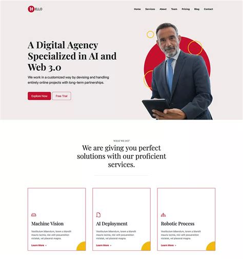 Enbootstrap One Page Template