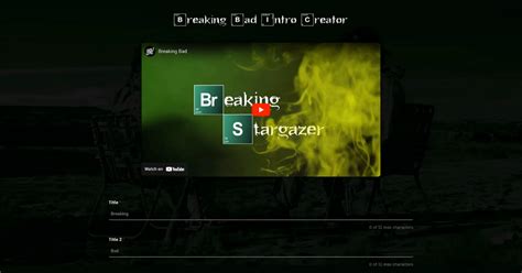 Enbreaking Bad Intro Template