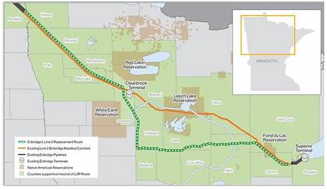 Enbridge Line 3 Minnesota Map Admits Construction Can’t Meet All State