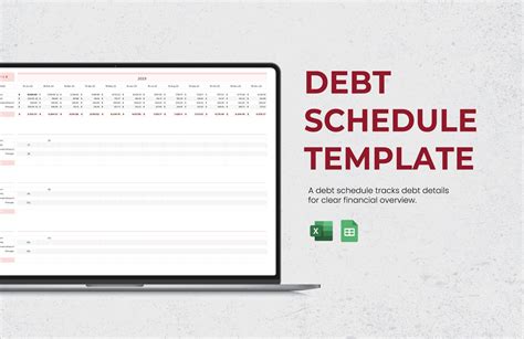 Enbusiness Debt Schedule Template Excel