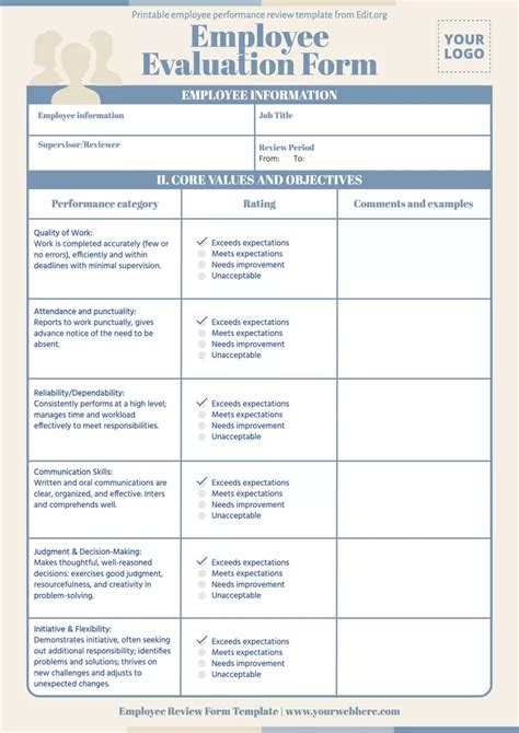Enbusiness Evaluation Template