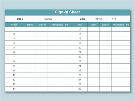 Encall Sheet Template Excel