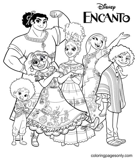 Encanto Character Coloring Pages: A Fun And Engaging Way To Unwind