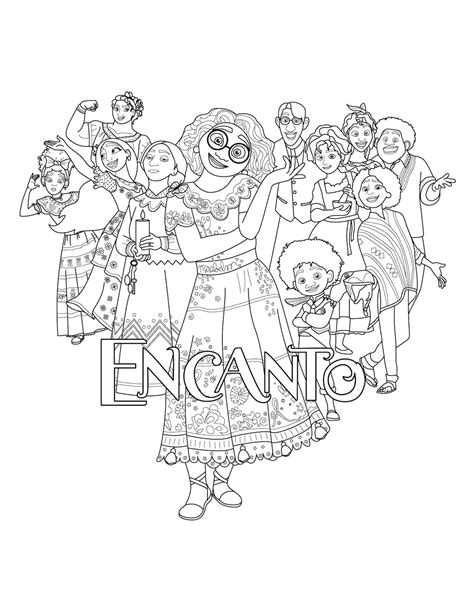 Encanto Coloring Pages Pdf: A Fun Way To Relax And Unwind