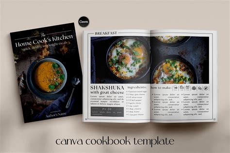Encanva Cookbook Template