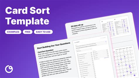Encard Sort Template