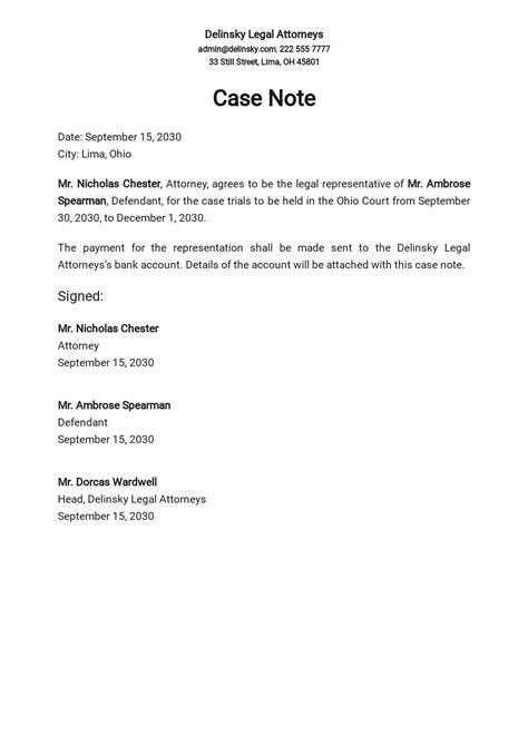 Encase Note Template