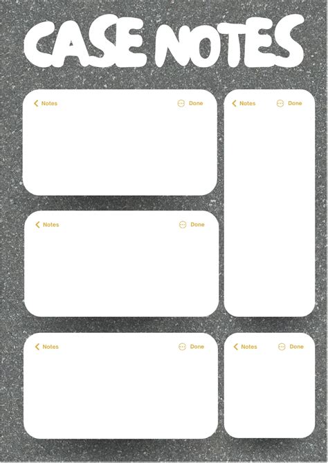 Encase Notes Template