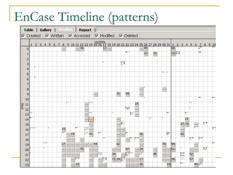 Encase Timeline Template