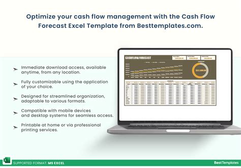 Encash Flow Forecast Excel Template