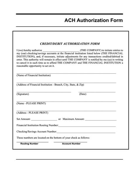 Encc Auth Form Template