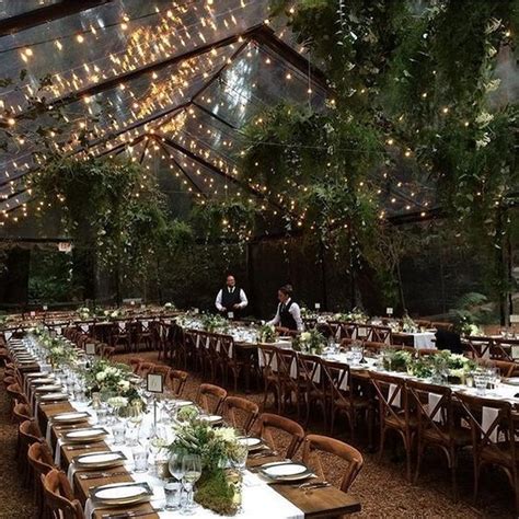enchanted forest wedding reception decor