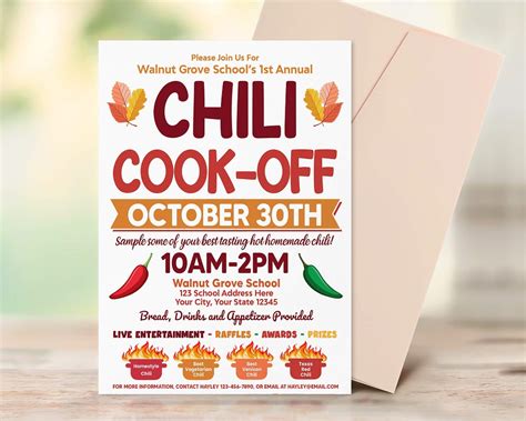 Enchili Cook Off Template