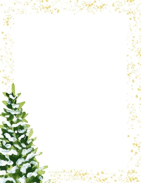 Enchristmas Paper Borders Template